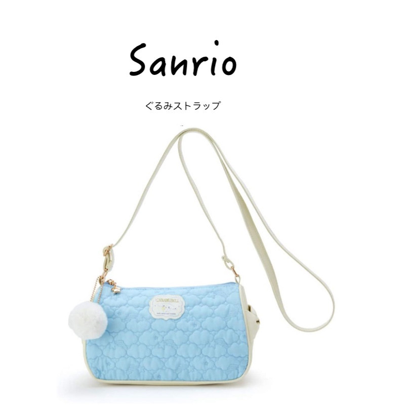 日本三丽鸥周边正版玉桂狗可爱学生单肩包高级感女生斜挎包小包包