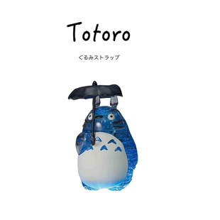 日本totoro宫崎骏吉卜力周边正版透明立体龙猫公仔水晶拼图摆件