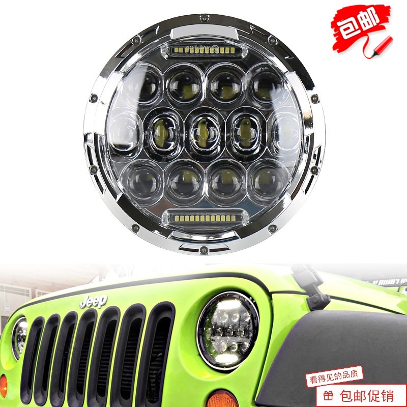 吉普牧马人前大灯212战旗LED大灯2021大灯总成2023改装越野头灯