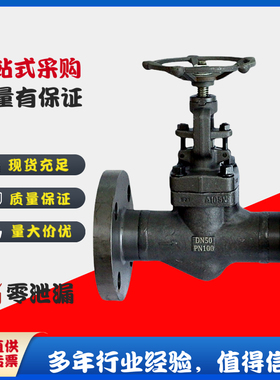 良工阀门J41H/Y-100C锻钢A105高温高压蒸汽导热油法兰国标截止阀