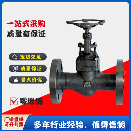 良工阀门J41H/Y-100C锻钢A105高温高压蒸汽导热油法兰国标截止阀