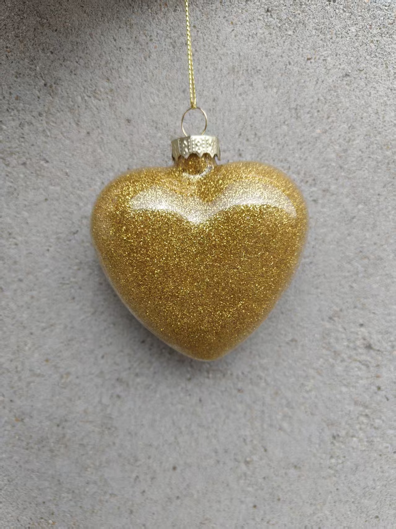 金色定制-圣诞装饰挂件吊饰节日玻璃制商品新创意小摆件礼物爆款