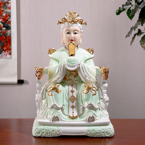 陶瓷碧霞元君泰山奶奶泰山老母