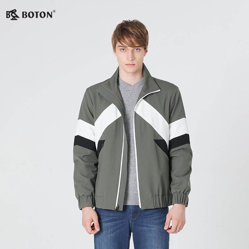 波顿/Boton2018新款男装短款夹克风衣