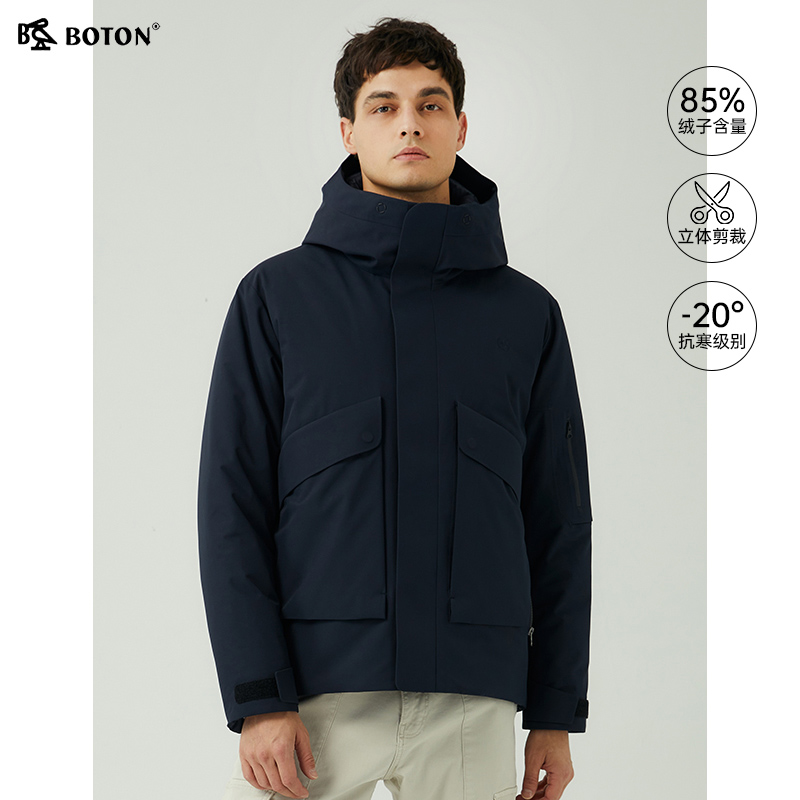 波顿连帽商务休闲常规