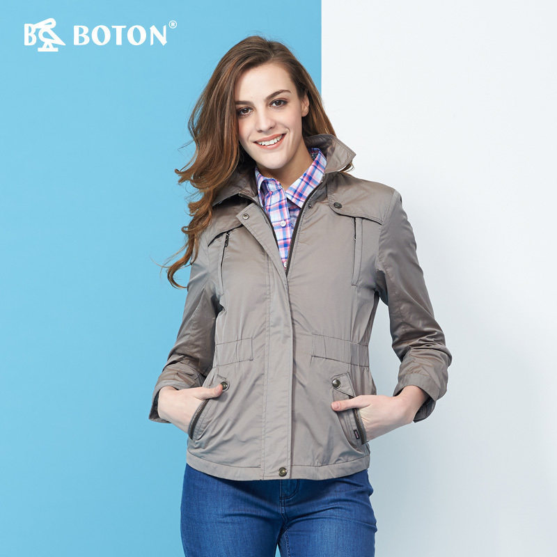 波頓/Boton 女裝秋裝中年媽媽修身款修腰女士長袖外套40-50歲在類目 女裝/女士精品, 短外套中 - 來自Buy2taobao.com提供專業的淘寶代購服務