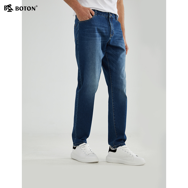 波顿舒适常规春季百搭裤子