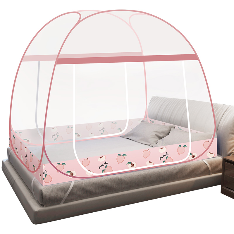 蒙古包蚊帐家用免安装1.8学生1.5m宿舍1.2单人可折叠2米床0.9上铺