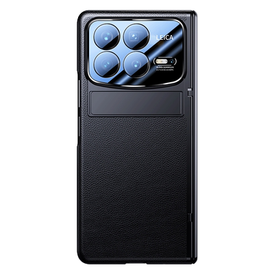 官网同款适用小米mixfold4手机壳新款fold3折叠屏壳膜一体铰链全包小米mixfold3支架真皮超薄x奢华商务后外壳