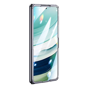 适用于华为matex5折叠屏手机壳透明华为MateX3典藏版前盖边框MateX2高清防爆铰链全包壳膜一体防摔男女前后壳