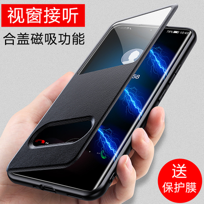 适用于荣耀Power手机壳翻盖式皮套荣耀400pro保护套磁吸支架华为荣耀300pro镜头全包边防摔男女士新款高级感
