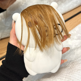 趣味搞怪可爱假发自嘲小熊公仔适用于iphone17promax苹果14手机壳15新款16pro女13少女心17pm磨砂硅胶防摔套