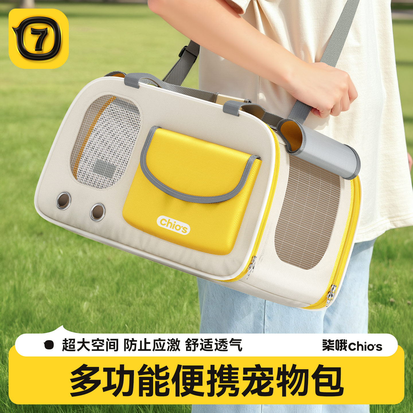 【防应激】猫咪外出便携包图片