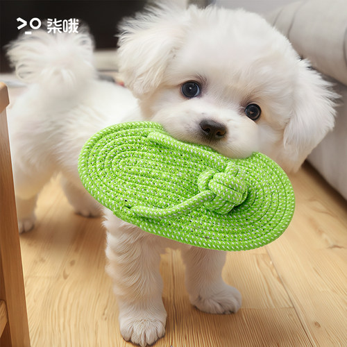 【保护拖鞋】耐咬磨牙绳结玩具