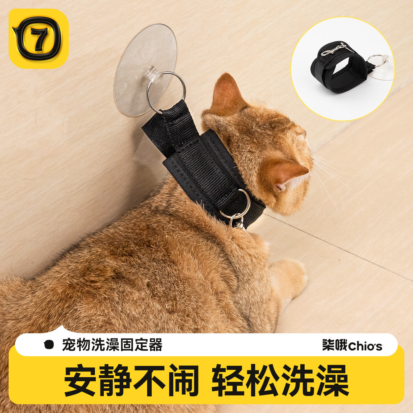 猫咪洗澡神器狗狗洗澡固定器防抓咬防跑防挣脱剪指甲宠物用品大全