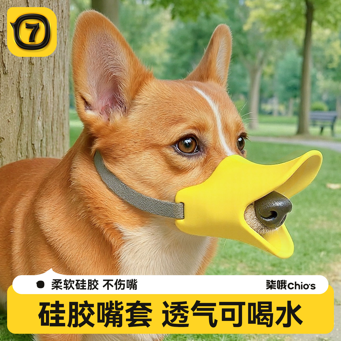 狗狗嘴套防咬防乱吃小型犬宠物口罩神器小狗止吠器用品防叫防扰民
