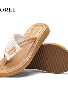 宝人平跟人字拖女2026新款百搭舒适凉拖鞋户外防滑沙滩拖外穿拖鞋