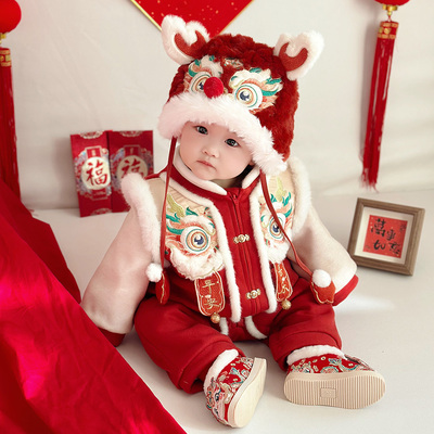 楠衫好运龙龙拜年服周岁礼服