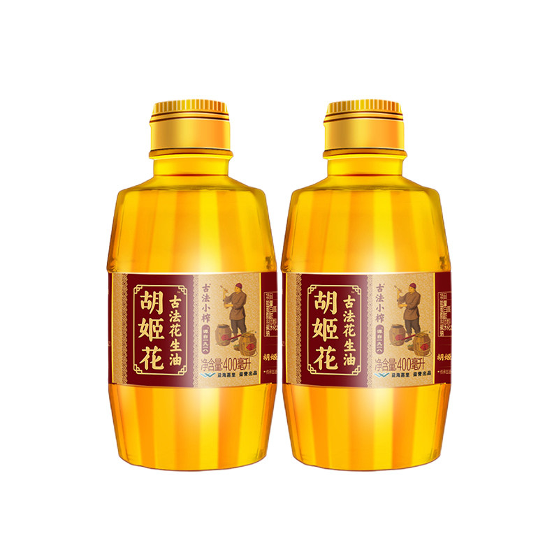 古法400ml*2瓶一级压榨花生油
