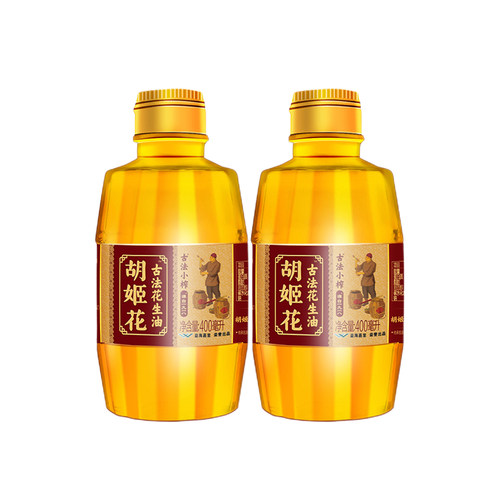 古法400ml*2瓶一级压榨花生油