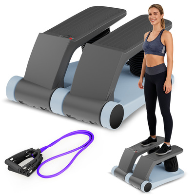 Air stepper small indoor fitness trainer support