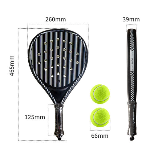 Cage style Padel racket, children's board ABS material tenni