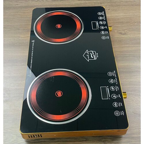 Double Burner Electric Ceramic stove Cooktop cooker plate