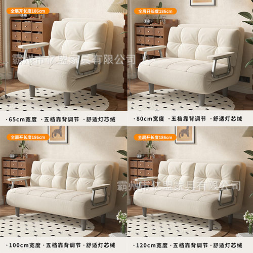 Folding Sofa Bed Sofa Living Room Balcony Bed Sheet Double S
