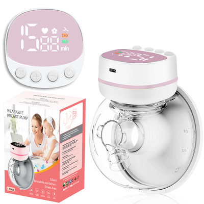 Electric breast pump, hands-free, high suction, variable fre