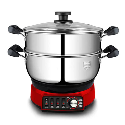 304 electric hot pot, electric boiling pot, frying, steaming