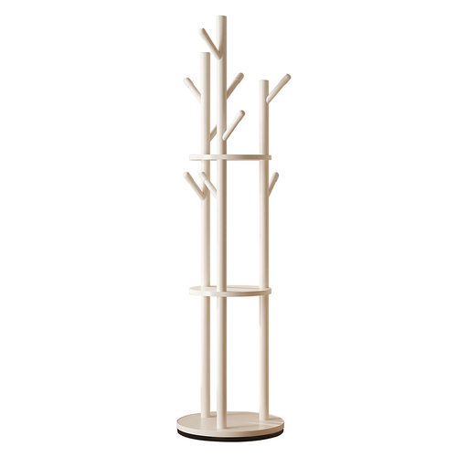 Rotating coat rack, floor mounted hanger, vertical clothes s