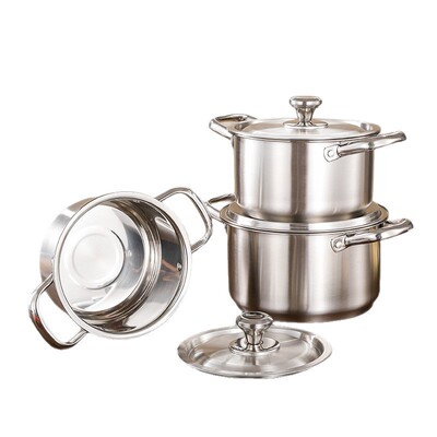 Stainless steel cookware set, hot pot set, induction cooker