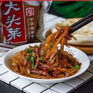 陕西特产350克潼关酱菜苤蓝大头菜咸菜下饭菜开外婆菜腌制榨菜