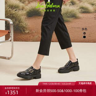 女LORA EDELMAN山姆爱德曼秋冬复古孟克松糕乐福皮鞋 明星同款 SAM