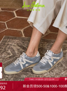 SAM EDELMAN山姆爱德曼春新款透气网面拼接薄底休闲德训鞋女IRMA