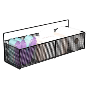 卫生间置物架浴室洗衣机上方收纳架厕所免打孔墙上厕纸架卫生纸盒