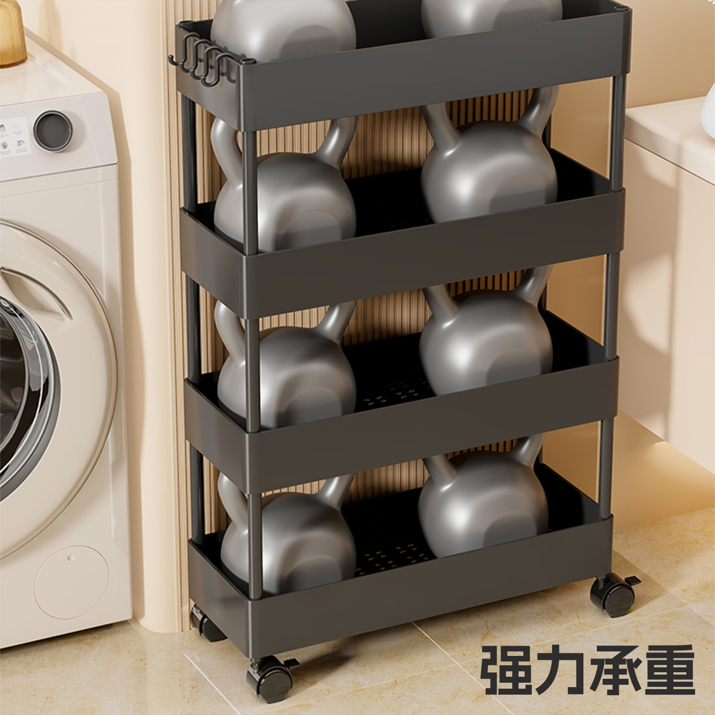 卫生间置物架夹缝收纳架