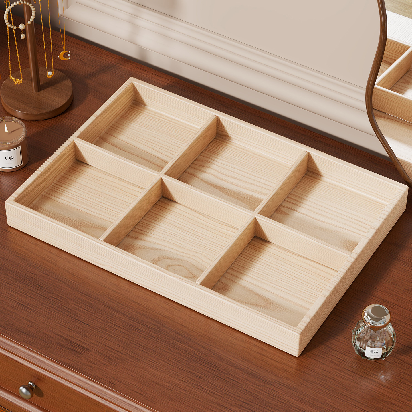 首饰盒抽屉内饰品托盘