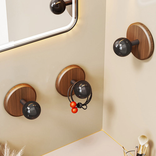 中古风圆珠挂钩玄关入户