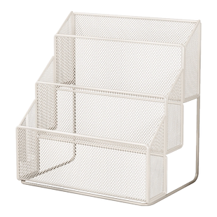 办公桌面储物架金属文件框书本小书架多层收纳盒儿童绘本阅读架