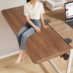 可折叠桌面延长板电脑桌桌边扩展延伸桌板拓展台办公手臂支撑托架