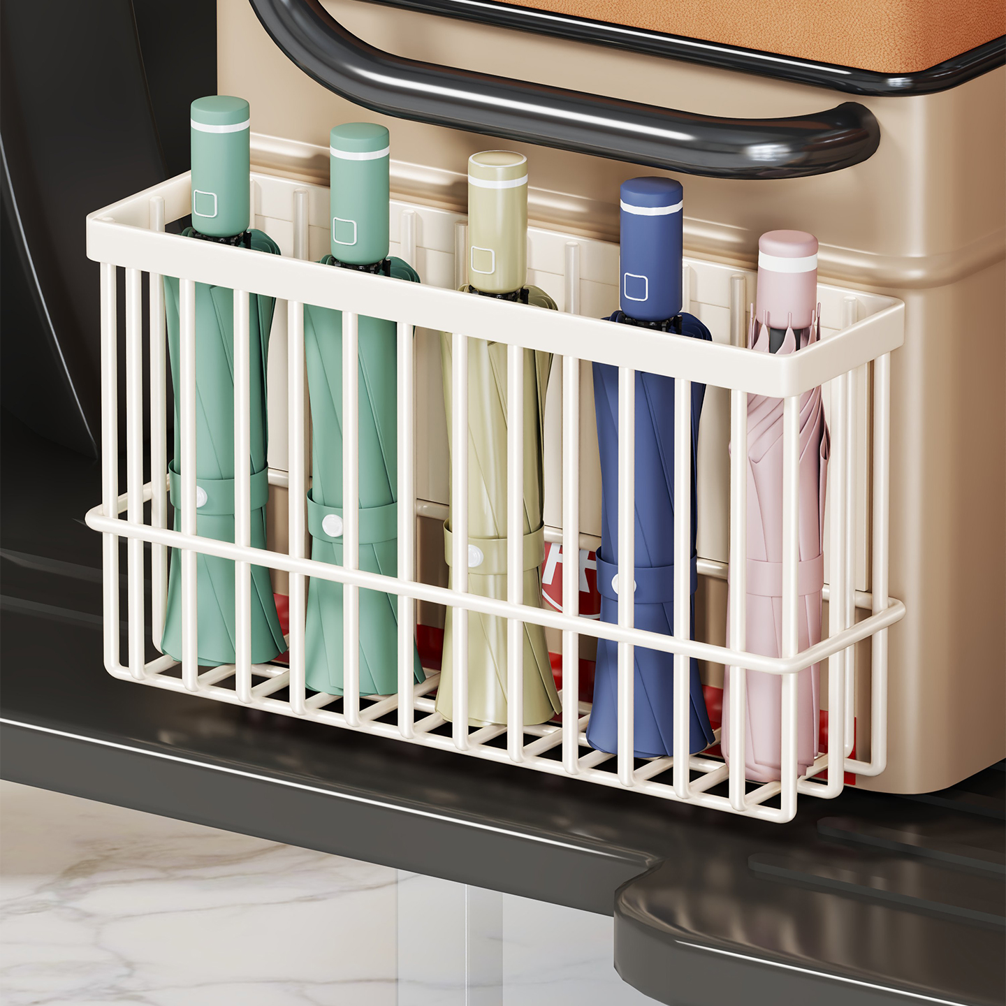 电动三轮车磁吸收纳盒放东西神器