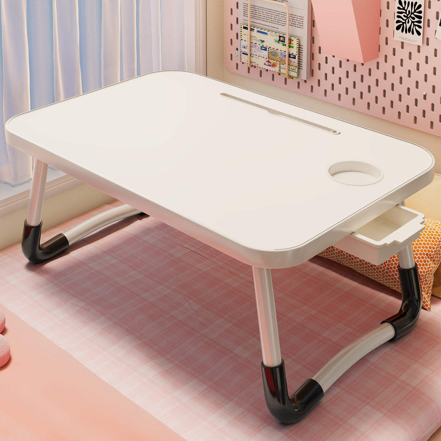 可折叠床上小桌子家用笔记本电脑桌学生宿舍学习桌写字桌卧室飘窗小桌板大学生床上多功能游戏桌懒人桌膝上桌,3C数码配件,笔记本膝上桌,淘宝优惠券,粉丝福利购,淘宝优惠卷