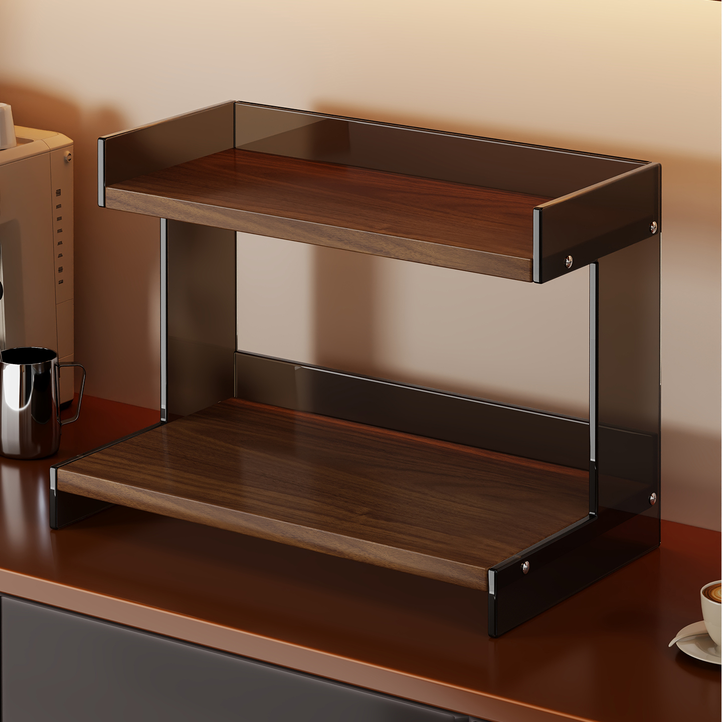 亚克力杯架桌面杯子收纳餐边柜