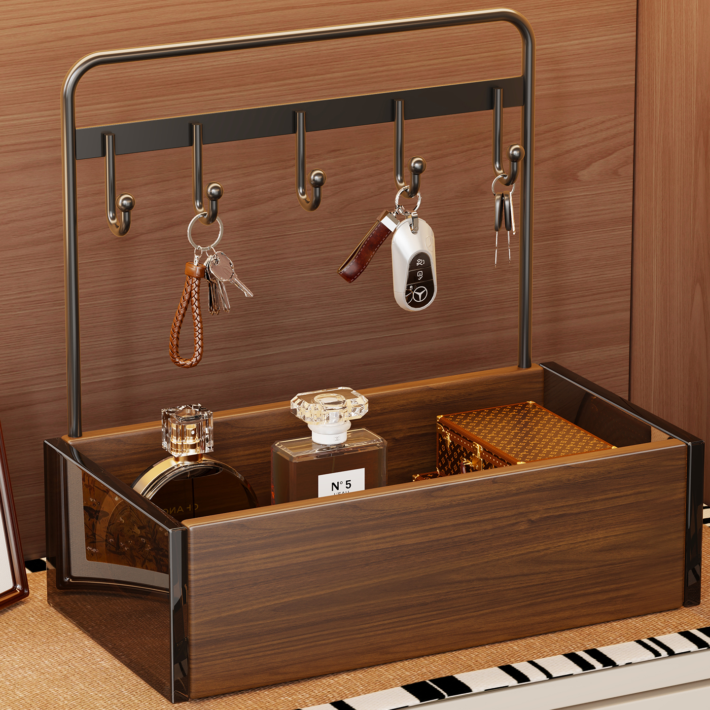 玄关摆件入户门乔迁置物钥匙收纳