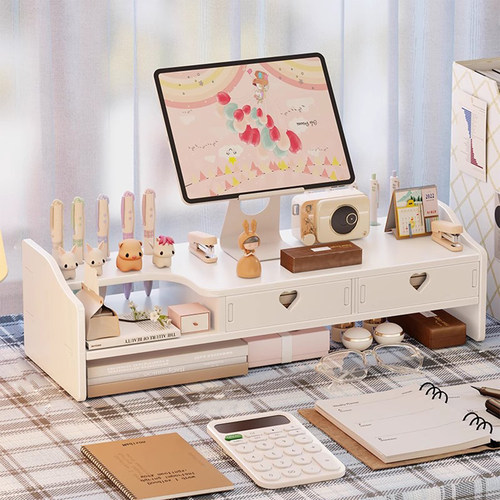 电脑增高架多功能桌面置物架