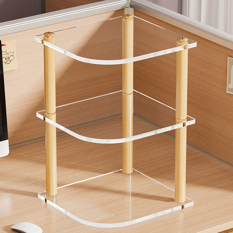 办公室简易桌面置物架