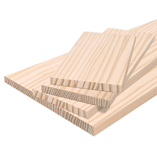 木板实木板片原木定制木工板材松木板木条墙上置物架一字隔板木方