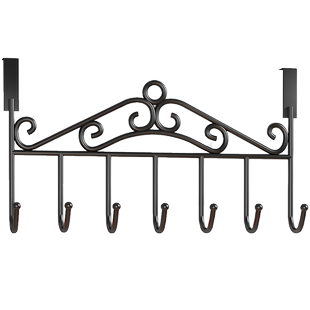 入户门口玄关放钥匙摆件置物架卧室门后衣架装饰挂锁匙的收纳挂钩