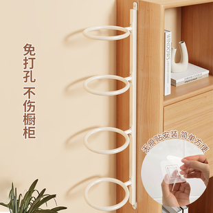 免打孔篮球收纳架家用壁挂柜边墙上足球排支架儿童球类整理置物架